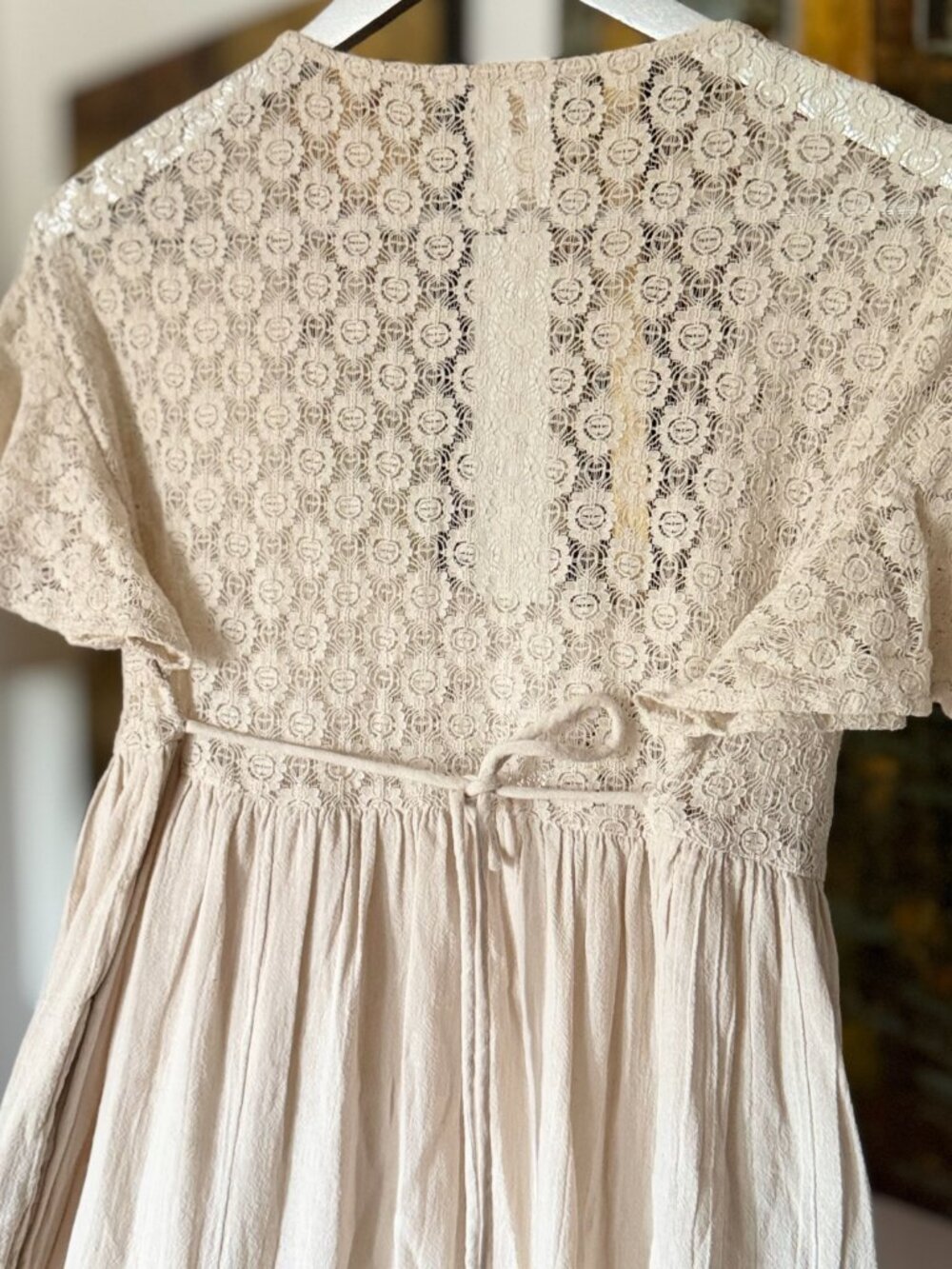Free People Cream Lace Maxi Dress XS. $108 - Picture 12 of 16